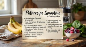 Fhthrecipe Smoothie Recipe by Fromhungertohope